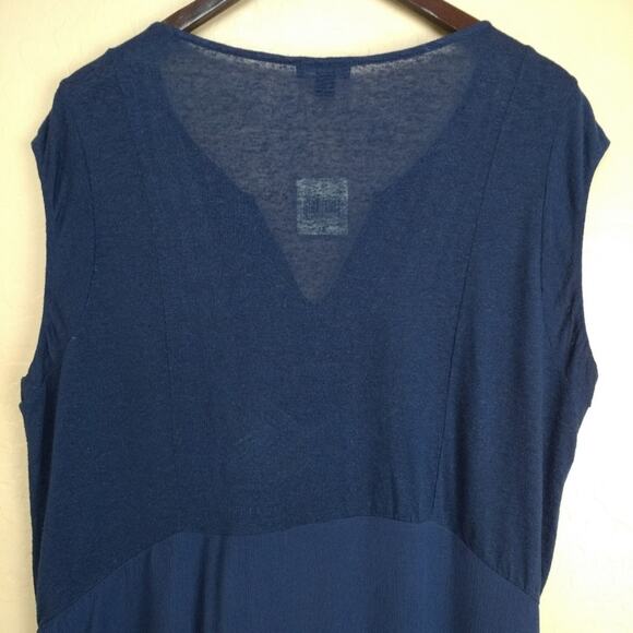Lucky Brand Split Neck Embroidered Top - Picture 5 of 8